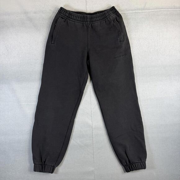 Adidas Pharrell Human Race Sweatpants Mens XS Black Heavyweight Zip Pockets - Picture 1 of 9
